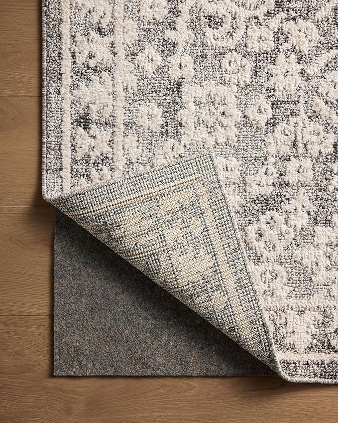 Loloi Magnolia Home by Joanna Gaines Gigi Collection GIG-01 Grey/Ivory 2'-7" x 10'-0" Runner Rug