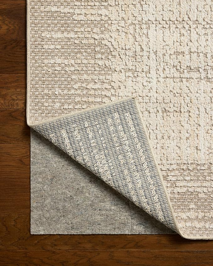 Loloi Amber Lewis Bexley Collection BEX-06 Natural/Taupe 4'-0" x 6'-0" Accent Rug Neutral, Textured, Living, Bedroom, Dining, Carpet
