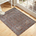 Kuden 2x3 Small Rug, Machine Washable, Non-Slip Backing, Vintage Style, Soft, Low Pile, Area Rugs for Entryway Kitchen Indoor Entrance