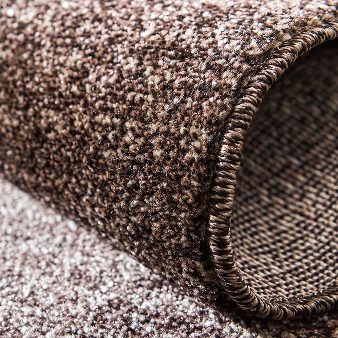 Rugs.com Angelica Collection Rug – 7' x 10' Light Brown Medium Rug Perfect for Bedrooms, Dining Rooms, Living Rooms