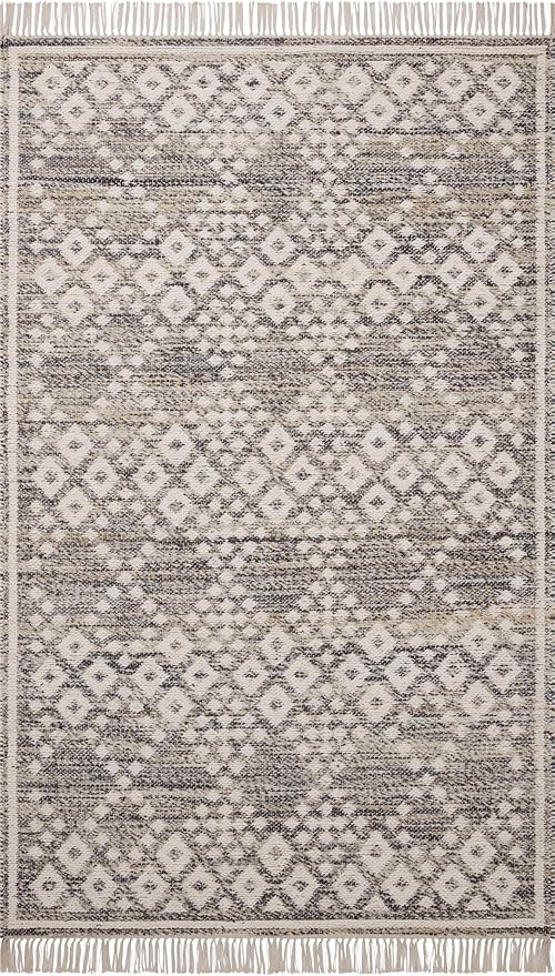 Loloi Angela Rose Rivers Collection RIV-01 Denim/Ivory 5'-0" x 7'-6" Reversible Area Rug