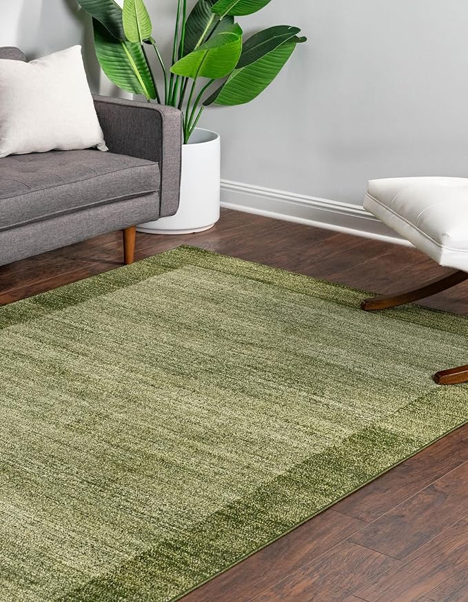 Rugs.com Angelica Collection Rug – 2' x 3' Light Green Medium Rug Perfect for Entryways, Kitchens, Breakfast Nooks, Accent Pieces