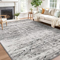 LUMI Washable Area Rug 5x8 for Living Room, Ultra Soft Stain Resistant Carpet with Non Slip Rubber Backing, Non-Shedding Low Pile Rugs for Bedroom, Dining Room, Indoor, Office