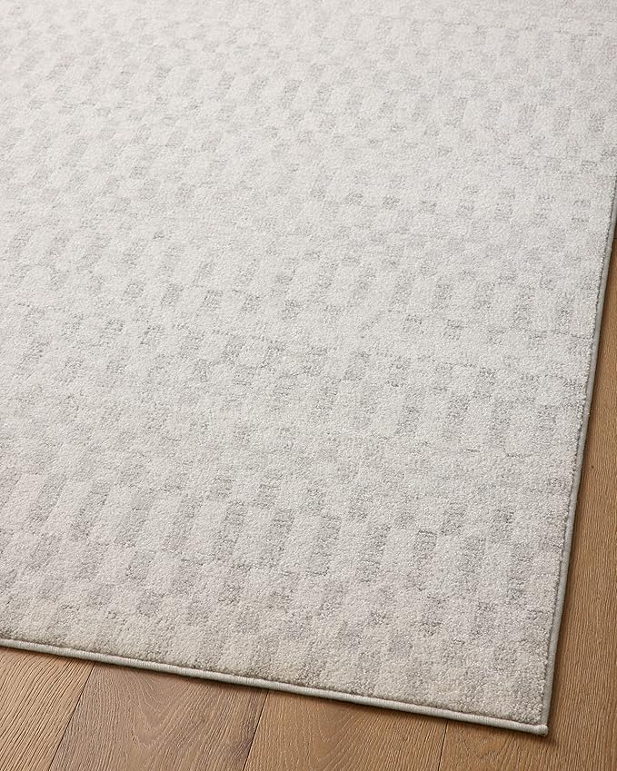 Loloi Kamala Collection KAM-05 Ivory/Grey 2'-7" x 12'-0" Runner Rug