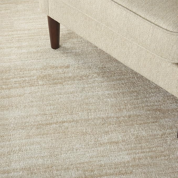 Nourison Home Nourison Essentials Ivory Beige 5' x 7' Area Rug - Easy Clean, Non Shedding, Bed Room, Living Room, Dining Room, Kitchen (5' x 7')
