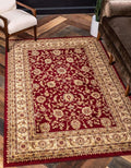 Unique Loom Voyage Collection Traditional Oriental Classic Intricate Design Area Rug (2' 7 x 12' 0 Runner, Red/Gold)