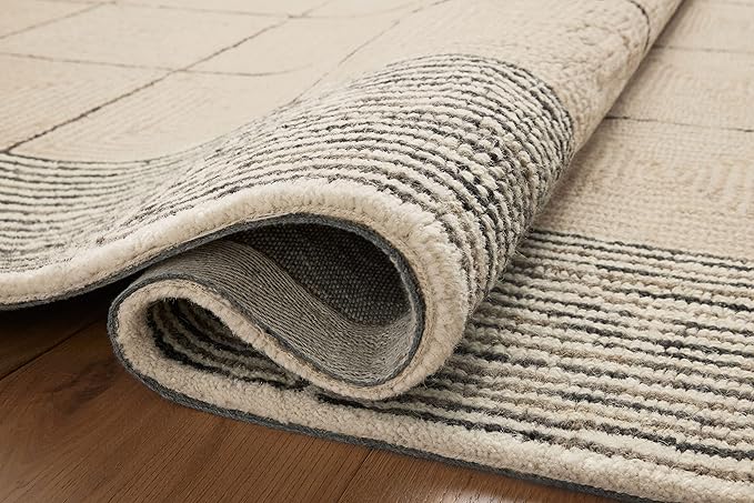 Loloi Chris Loves Julia Francis Collection FRA-02 Cream/Black 2'-3" x 3'-9" Accent Rug