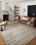 Loloi Darby Collection DAR-02 Oatmeal/Charcoal 2'-7" x 8'-0" Runner Rug