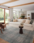 Loloi Angela Rose Ember Collection EMB-09 Denim/Charcoal 11'-6" x 15'-7" Area Rug