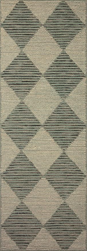 Loloi Chris Loves Julia Francis Collection FRA-01 Spa/Granite 2'-6" x 7'-6" Runner Rug