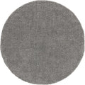 Unique Loom Solo Collection Area Rug - Calabasas (5' 3" Round, Gray)
