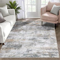 WILLSUN Washable Area Rugs, 3x5 Non-Slip Boho Large Area Rugs for Living Room, Bedroom, Machine Washable Vintage Rug, Indoor Floral Print Carpet for Home Decor, Kid & Pet Friendly Mat