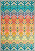 Dash & Albert Seneca Multi Machine Washable Rug, Runner-2.5 X 8 Feet, Multi Graphic Pattern