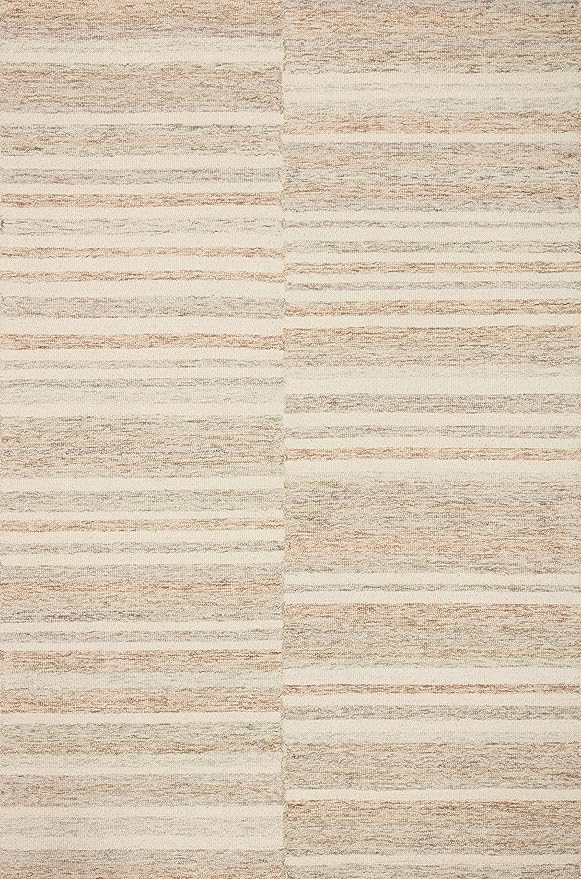 Loloi Chris Loves Julia Chris Collection CHR-03 Ivory/Clay 3'-6'' x 5'-6'', .50" Pile Height, Accent Rug