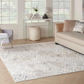 Nourison Home Glam Multicolor 7'10" x 9'10" Area Rug - Easy Clean, Non Shedding, Bed Room, Living Room, Dining Room, Kitchen (8' x 10')