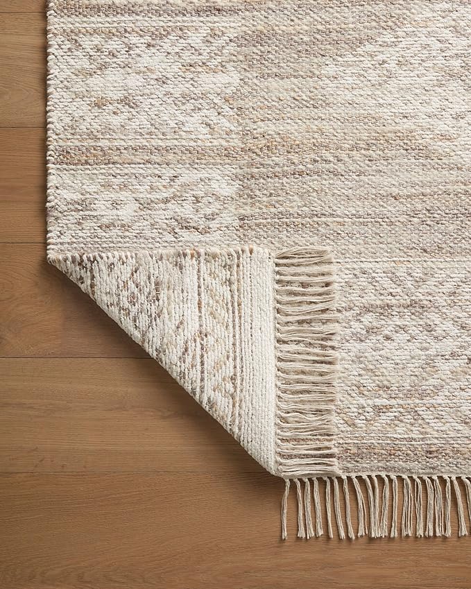 Loloi Angela Rose Rivers Collection RIV-05 Lilac/Ivory 7'-9" x 9'-9" Reversible Area Rug