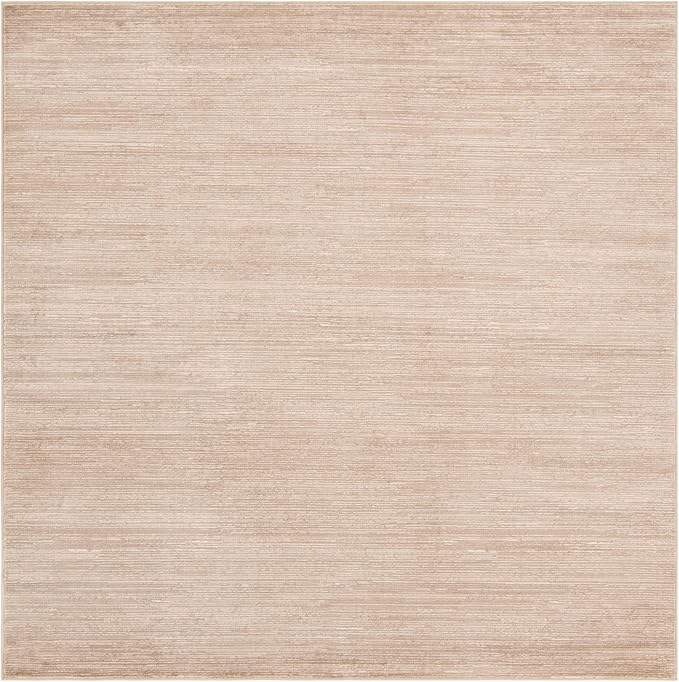 Unique Loom Finsbury Collection Area Rug - Kate (7' 10" Square, Beige/ Ivory)