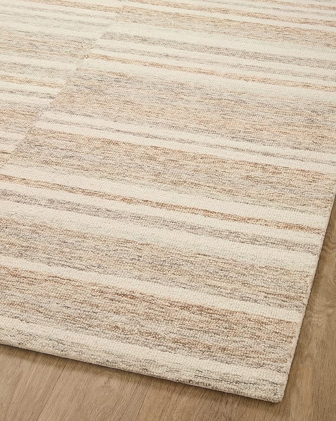 Loloi Chris Loves Julia Chris Collection CHR-03 Ivory/Clay 2'-3'' x 3'-9'', .50" Pile Height, Accent Rug