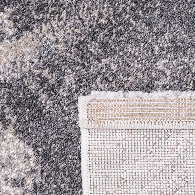 Paco Home Abstract Area Rug Artful Mottled Color Pattern in Beige Grey, Size: 5'3" x 7'7"