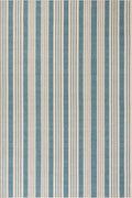 Dash & Albert Talos Blue Machine Washable Rug, 2 X 3 Feet, Blue/Ivory Stripe Pattern