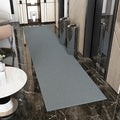 Ottomanson 2' x 48' Hallway Runner with Scraper Pile Extra Durable Non-Slip Rug Mat for Indoor & Outdoor Use - Ideal for Kitchen, Entryway, Patio & Garage - High-Traffic Carpet, Gray