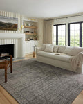 Loloi Kamala Collection KAM-06 Charcoal/Ivory 2'-3" x 3'-10" Accent Rug