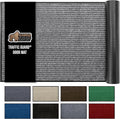 GORILLA GRIP Waterproof Traffic Guard Door Mat, 70x24, Heavy Duty Entryway Mats, Strong Rubber Back Commercial Rugs for Office Hallway, Garage Floor and Home, Low Profile Carpet Runner, Light Gray