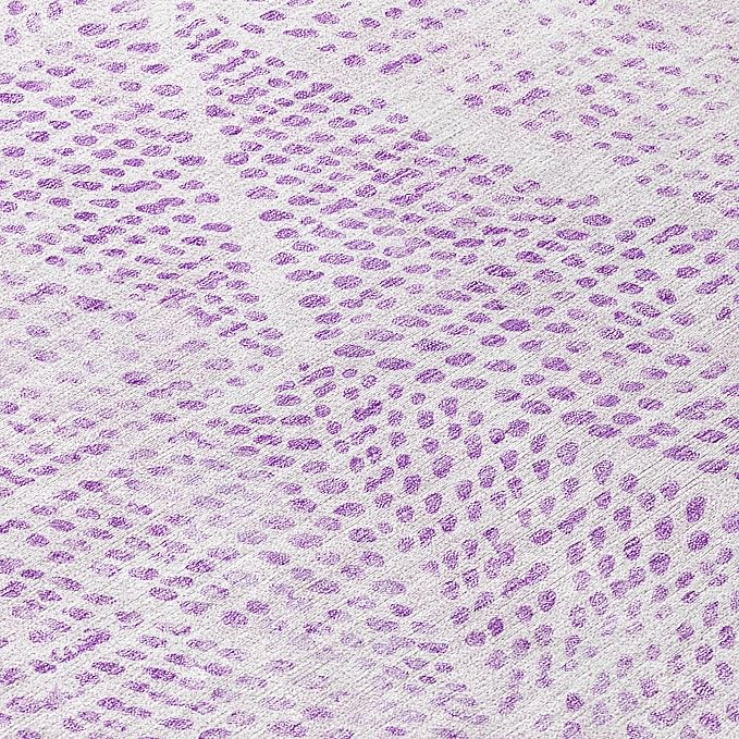 Addison Rugs Chantille ACN591 Purple 9' x 12' Indoor Outdoor Area Rug, Easy Clean, Machine Washable, Non Shedding, Bedroom, Living Room, Dining Room, Kitchen, Patio Rug