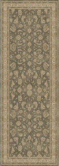Kuden 2'6"x10 Runner Rug, Machine Washable Area Rug with Non-Slip Backing, Vintage Style, Soft, Easy Clean, Low Pile Rug for Hallway, Entryway, Kitchen, Bedroom