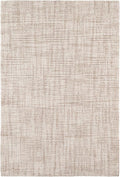 Dash and Albert Crosshatch Wool Area Rug - 8.5 X 11.5 Ivory Solid Hand Micro Hooked Accent Rug - Durable, High Traffic Areas Bedroom, Hallway, Stairs - Premium Luxury Hotel Quality Soft Breathable