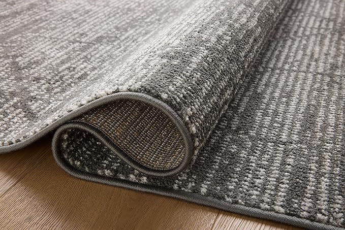 Loloi Kamala Collection KAM-06 Charcoal/Ivory 4'-0" x 6'-0" Accent Rug
