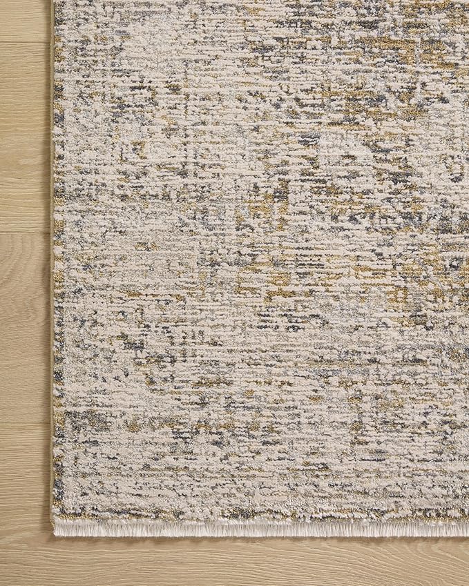 Loloi Amber Lewis Alie Collection ALE-05 Gold/Beige 7'-10'' x 10', .13'' Pile Height, Area Rug