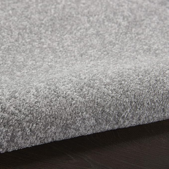 Nourison Home Nourison Essentials Silver Grey 8' x 10' Area Rug - Easy Clean, Non Shedding, Bed Room, Living Room, Dining Room, Kitchen (8' x 10')