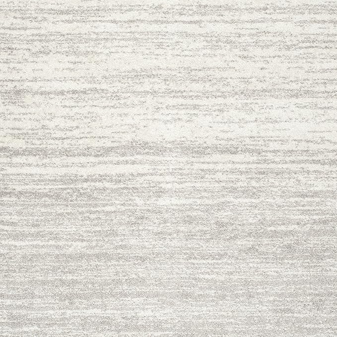 SAFAVIEH Area Rug 4x6 - Adirondack Collection - Ivory & Silver, Modern Ombre Design, Non Shedding & Easy to Clean, Ideal for Living Room, Bedroom, Office, Dining Space (ADR113B)
