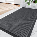 Amyracel Front Door Mat Indoor Outdoor Entrance, 36" x 72" All-Season Waterproof Doormat for Enterway, Heavy Duty Commercial Floor Mat, Fade Resistant, Rubber Back, Low Profile, Easy Clean