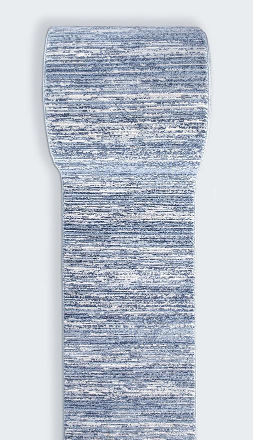 Well Woven Custom Size Hallway & Stair Runner- Harlow Delphi Taupe 31 Inches Wide x 35 Feet Long Runner (31" x 35') Runner Rug - Modern Stripes Pattern, Ultra-Soft, Easy-Clean
