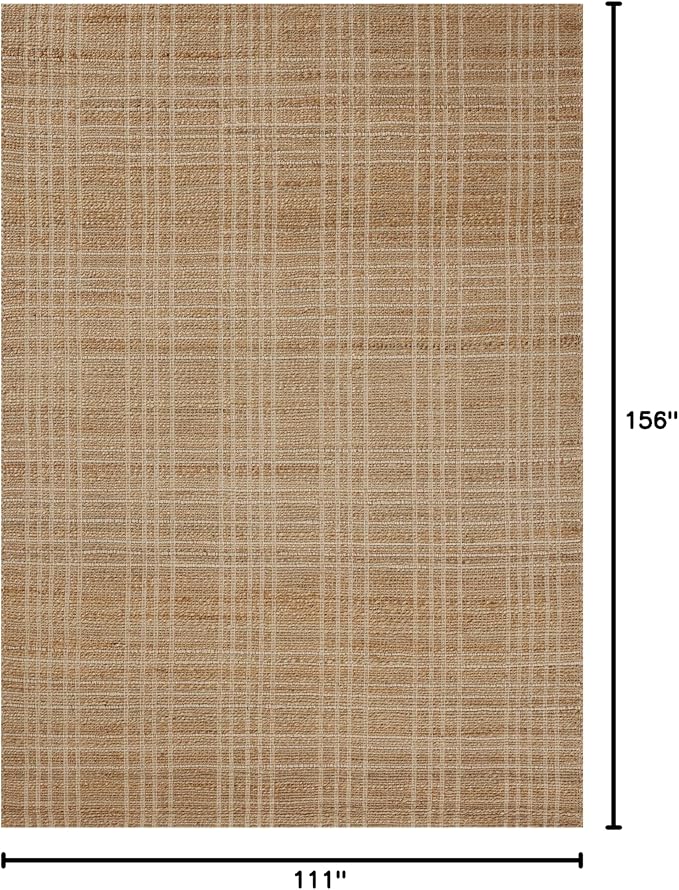 Loloi Chris Loves Julia Judy Collection JUD-01 Natural/Cream 9'-3" x 13' Area Rug