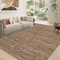 RUGSREAL 3x5 Bedroom Area Rug Solid Color Small Living Room Throw Rug Washable Area Rug Modern Contemporary Rug with Rubber Backing Throw Indoor Carpet for Living Room Bedroom Kids Room, 3' x 5' Taupe