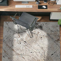 Rugshop Drifted Marble Abstract Area Rug Durable, Kid & Pet Friendly Gray, Ivory, Neutral Tones 4' x 6' Ideal Under Coffee Tables, Desks, or in Small Dining Areas