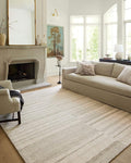 Loloi Chris Loves Julia Chris Collection CHR-02 Natural/Sage 7'-9'' x 9'-9'', .50" Pile Height, Area Rug