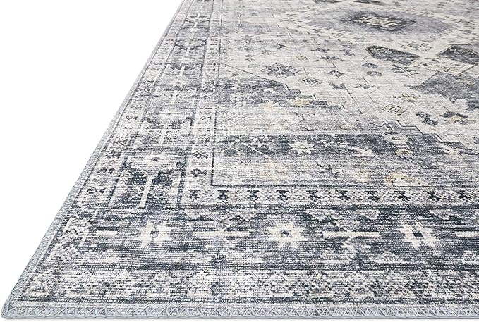 Loloi Skye Collection SKY-02 Silver/Grey 2'-6" x 10'-0" Runner Rug
