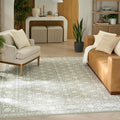 Nourison Home Grace Sage 5'3" x 7'3" Area Rug - Easy Clean, Non Shedding, Bed Room, Living Room, Dining Room, Kitchen (5' x 7')