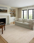 Loloi Kamala Collection KAM-05 Ivory/Natural 2'-7" x 8'-0" Runner Rug