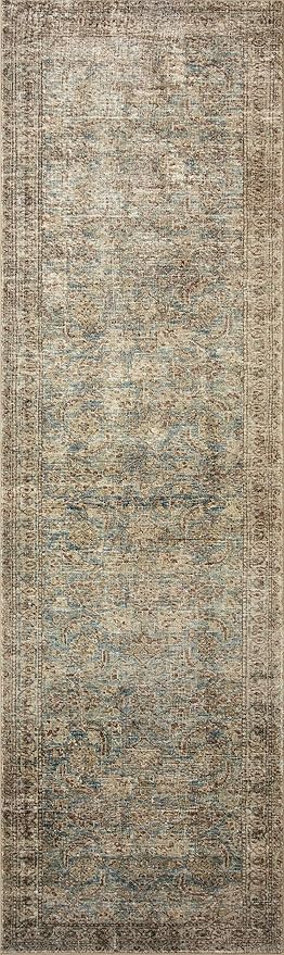 Loloi Amber Lewis Morgan Collection MOG-04 Sea/Sage 8'-3" x 11'-3" 38" Thick Area Rug feat. CloudPile, Neutral, Room Décor, Vintage Inspired, Livingroom, Bedroom, Dining Area