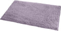 Amazon Basics Non-Slip Microfiber Absorbent Plush Shag Bathroom Rug Mat, 21" x 34", Lavender