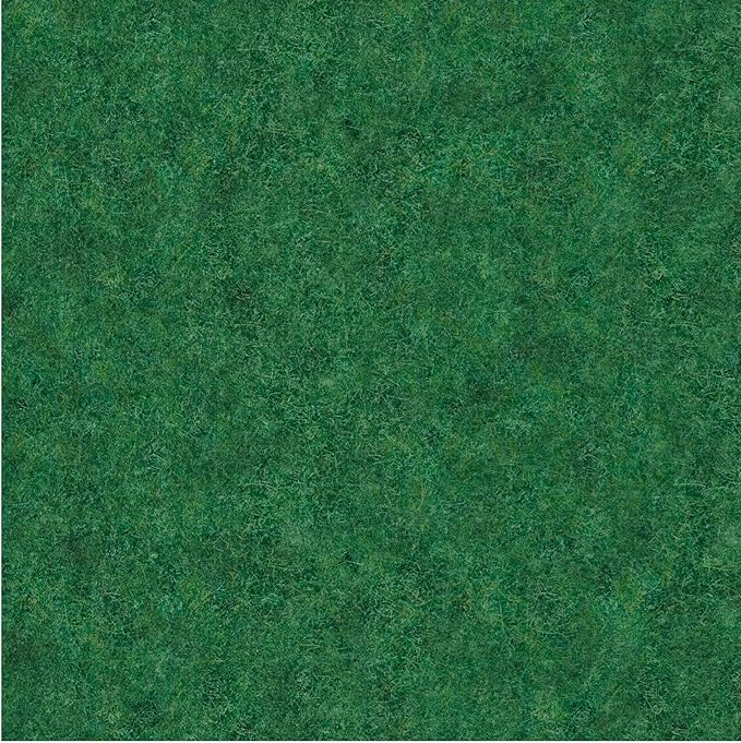 Ottomanson 6'6" x 25' Hallway Runner with Scraper Pile - Extra Durable Non-Slip Rug Mat for Indoor & Outdoor Use - Ideal for Kitchen, Entryway & Garage - High-Traffic Carpet, Green