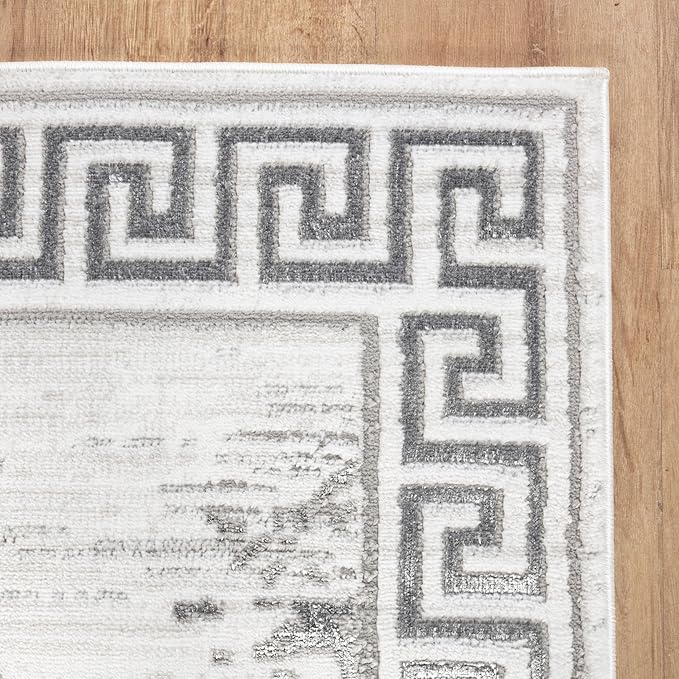 GLORY RUGS Area Rugs Marble 2x3 Cream Gray Doormat Carpet Modern Abstract Rug Living Room Dining Bedroom Rug