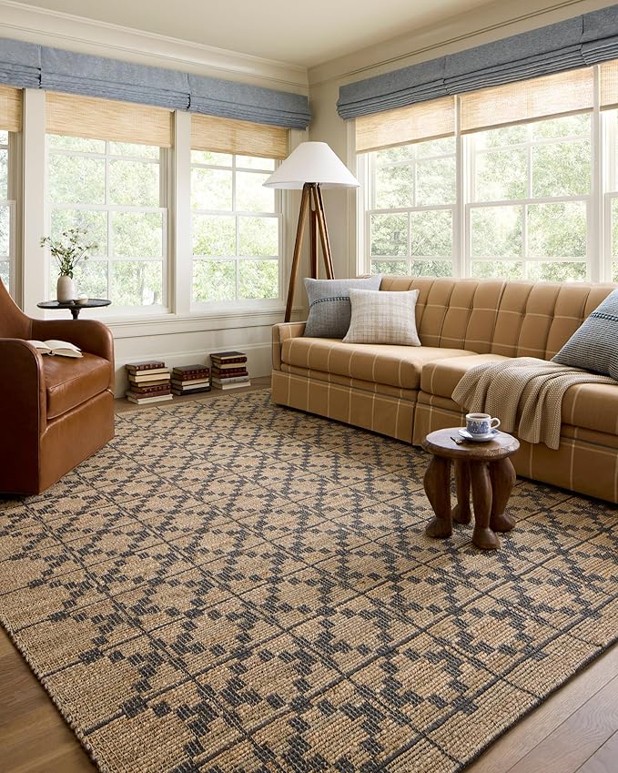 Loloi Chris Loves Julia Judy Collection JUD-05 Natural/Graphite 2'-3" x 3'-9" Accent Rug