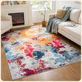 Istana 6x9 Area Rug - Multi Colors Rugs for Living Room 6x9 - Foldable Boho Rugs for Bedroom - Stain Resistant Washable Rug - Eco-Friendly Area Rugs - Easy to Clean Living Room Rug