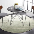 SAFAVIEH Adirondack Collection Area Rug - 6' Round, Sage & Ivory, Modern Ombre Design, Non Shedding & Easy to Clean, Ideal for Living Room, Bedroom, Office, Dining Space (ADR113X)